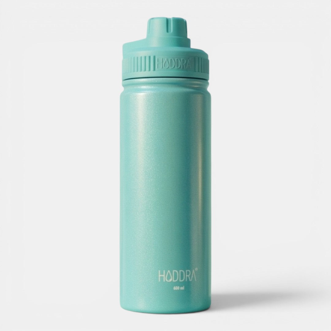 Garrafa Térmica Haddra Perolada 600ml em Aço Inox