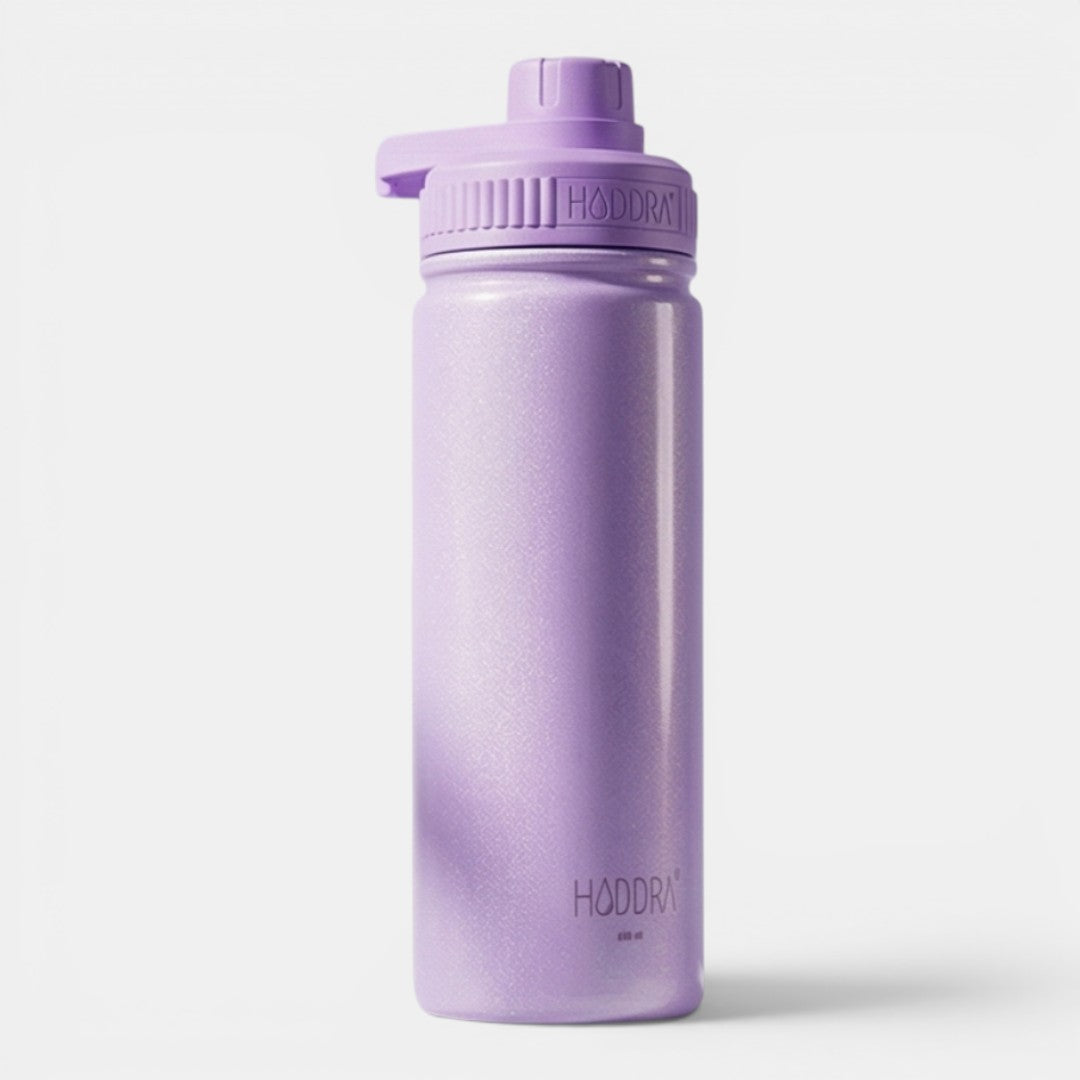 Garrafa Térmica Haddra Perolada 600ml em Aço Inox