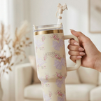 Haddra Secret Garden Collection 1200ml Insulated Tumbler