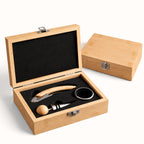 Kit Vinho com 3 peças em Caixa de madeira - Haddra Lab