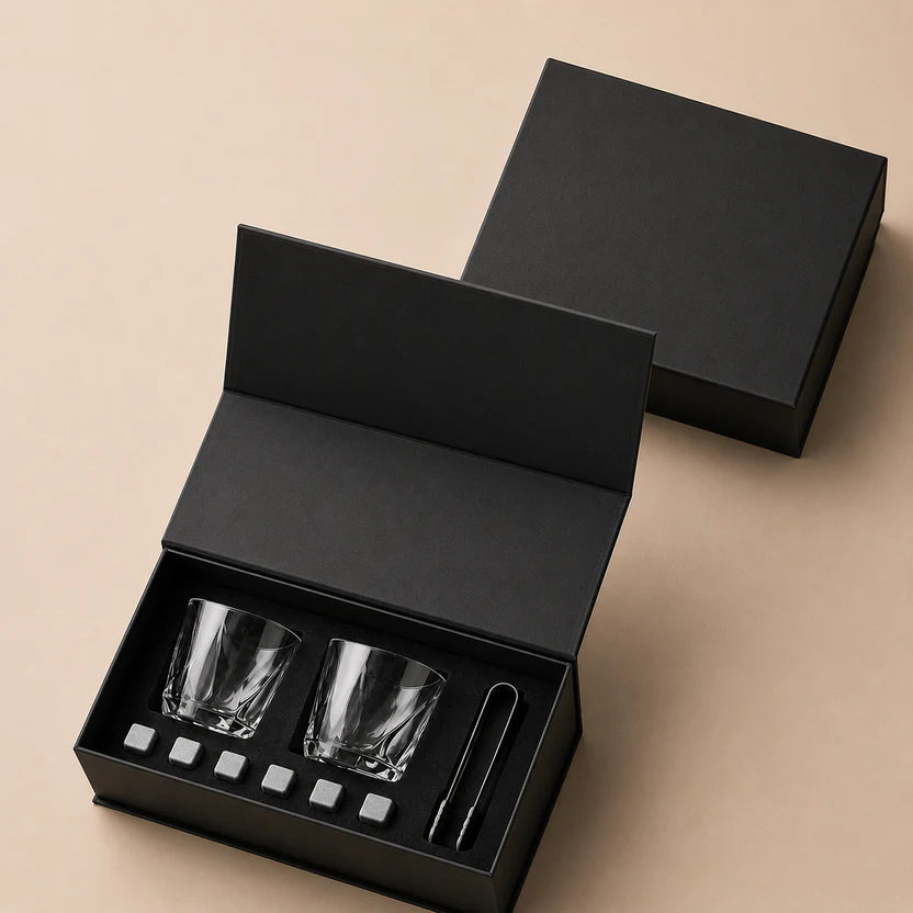 Copo de Vidro Kit Drink Peças para Whisky e Bebidas | opções com 1 e 2 copos