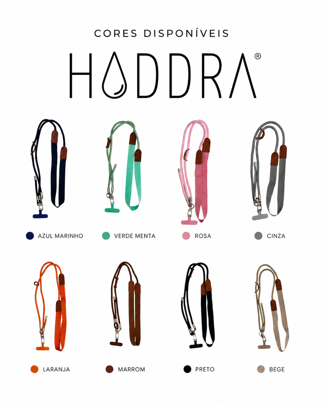 Alças e Suportes para Celular e Garrafa - Haddra Carry