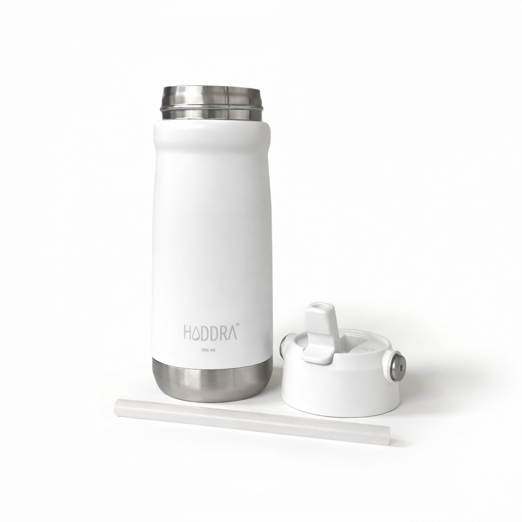 Garrafa Térmica Haddra 550ml com Canudo e Alça