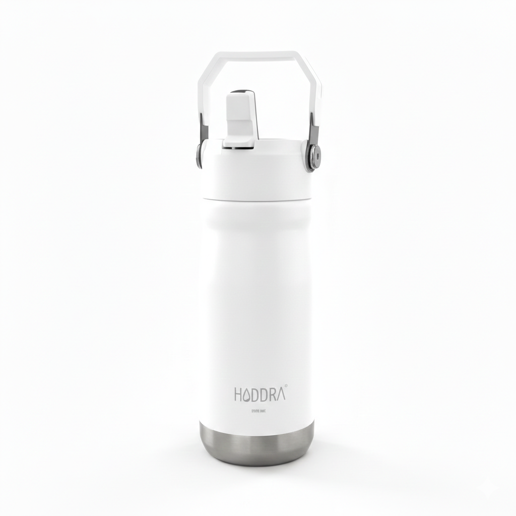 Garrafa Térmica Haddra 550ml com Canudo e Alça