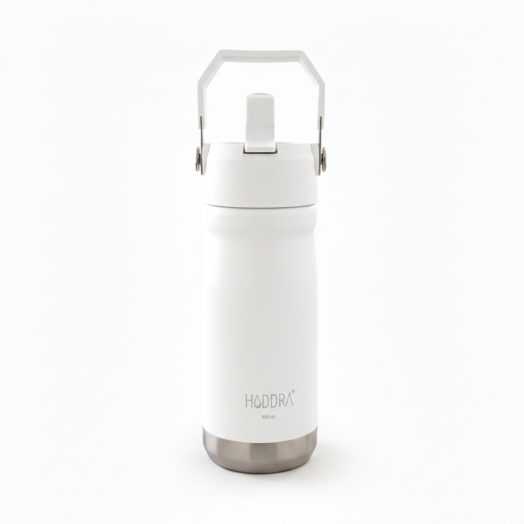 Garrafa Térmica Haddra 550ml com Canudo e Alça