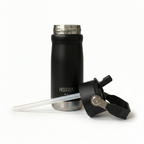 Garrafa Térmica Haddra 550ml com Canudo e Alça