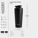 Coqueteleira Térmica Haddra 700ml com Misturador em Inox