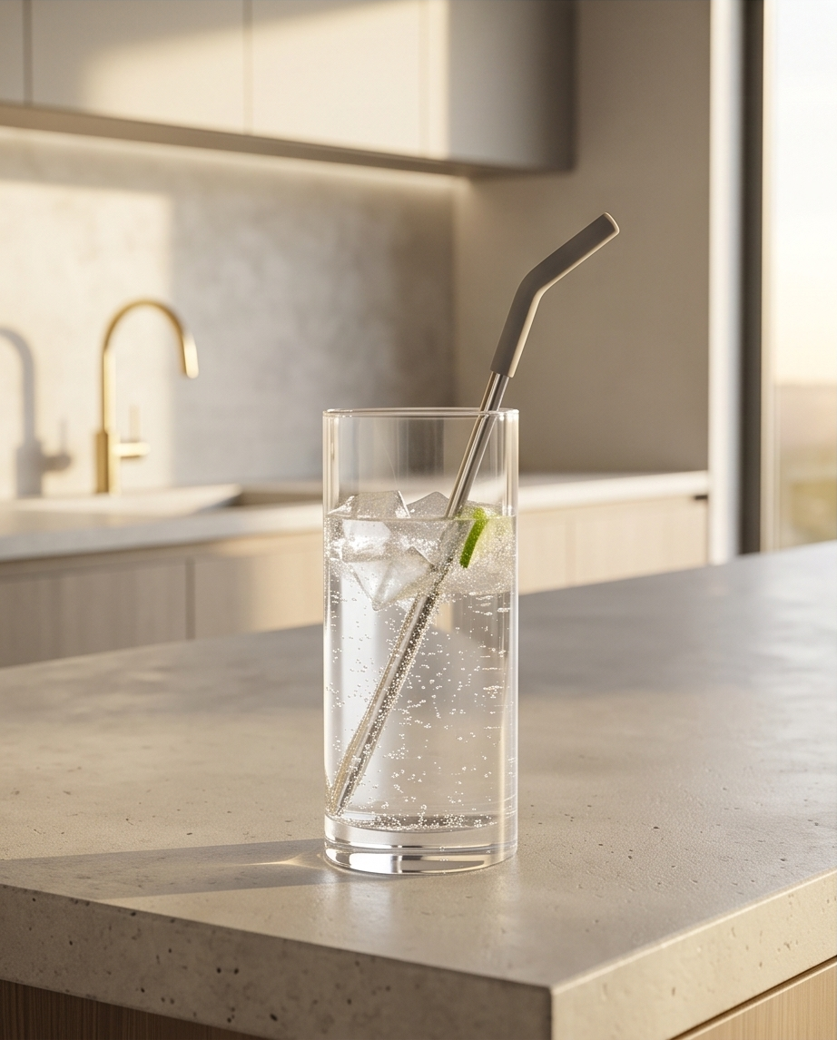 Popote Metálico 27cm para Vasos Térmicos y Quenchers