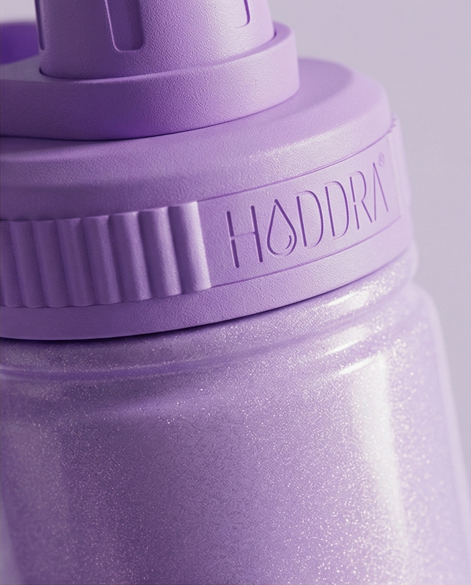 Garrafa Térmica Haddra Perolada 600ml em Aço Inox