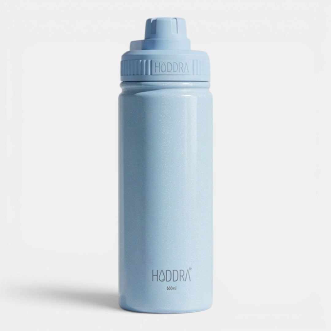 Garrafa Térmica Haddra Perolada 600ml em Aço Inox
