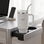 Copo Térmico Haddra 1200ml com Canudo Inox e Alça