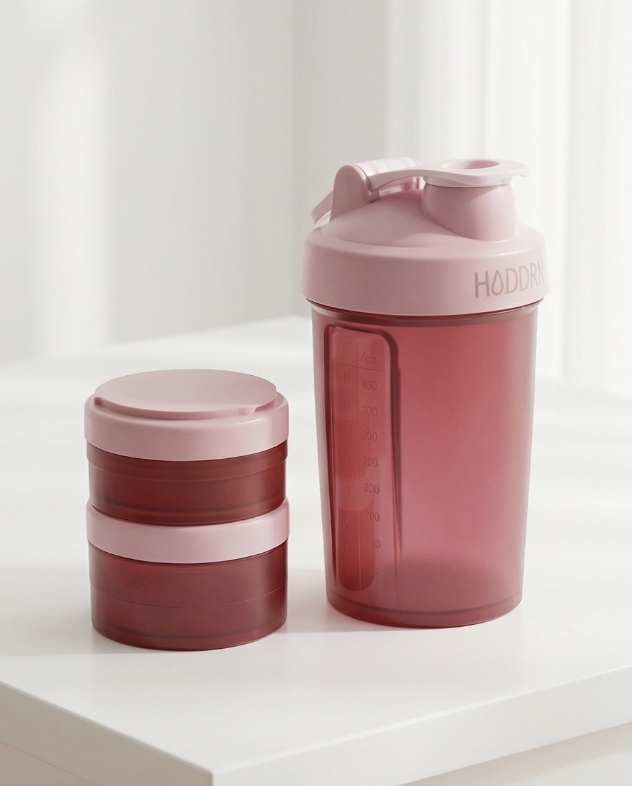 Coqueteleira Haddra 500ml com 2 Compartimentos
