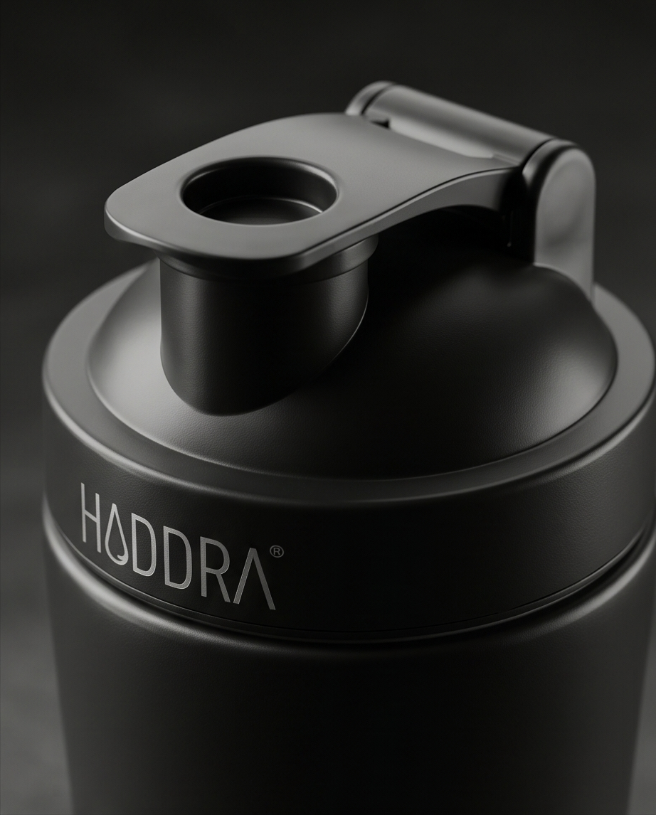 Haddra Motion 600ml Thermal Shaker Bottle with Compartment