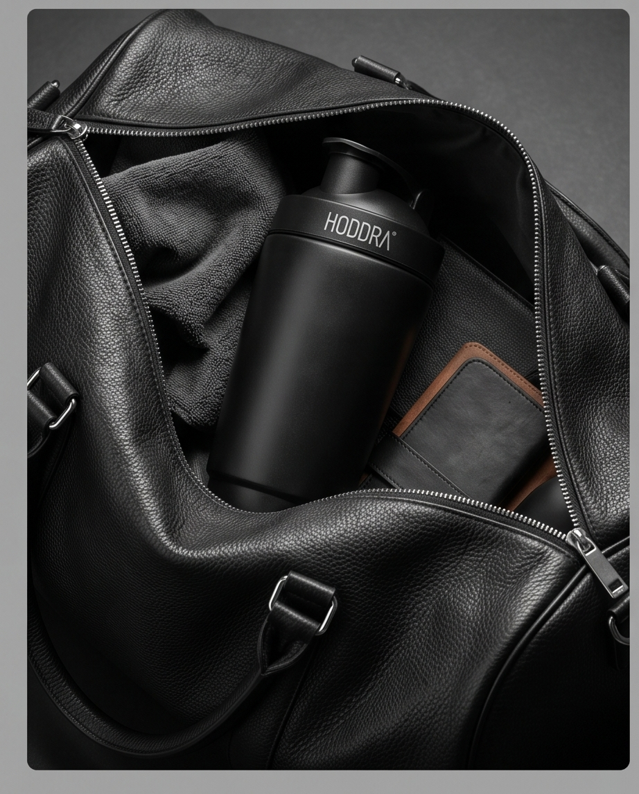Haddra Motion 600ml Thermal Shaker Bottle with Compartment