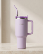 Copo Térmico Haddra 1200ml com Canudo Inox e Alça