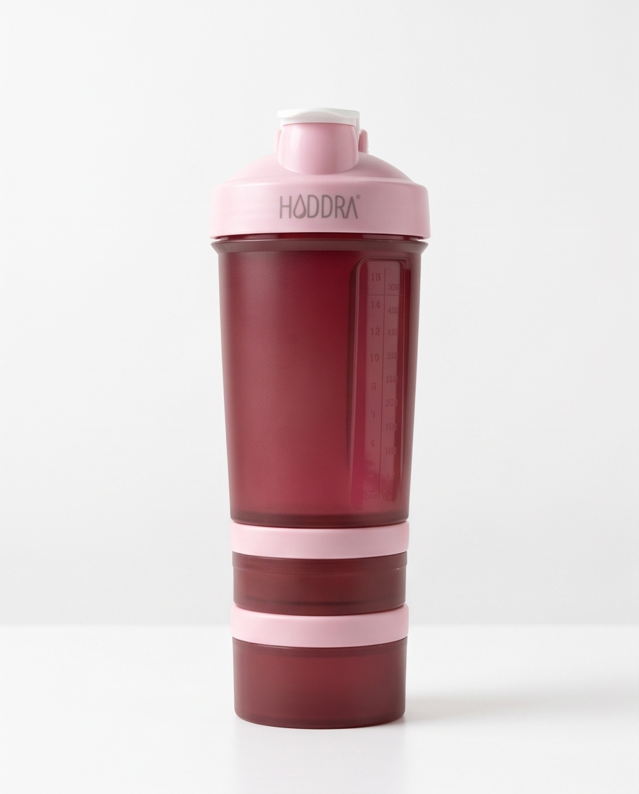 Coqueteleira Haddra 500ml com 2 Compartimentos