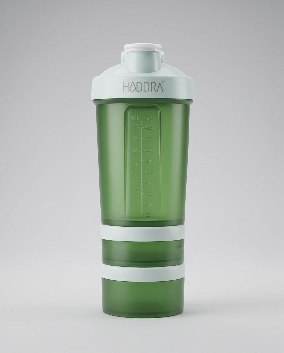 Coqueteleira Haddra 500ml com 2 Compartimentos
