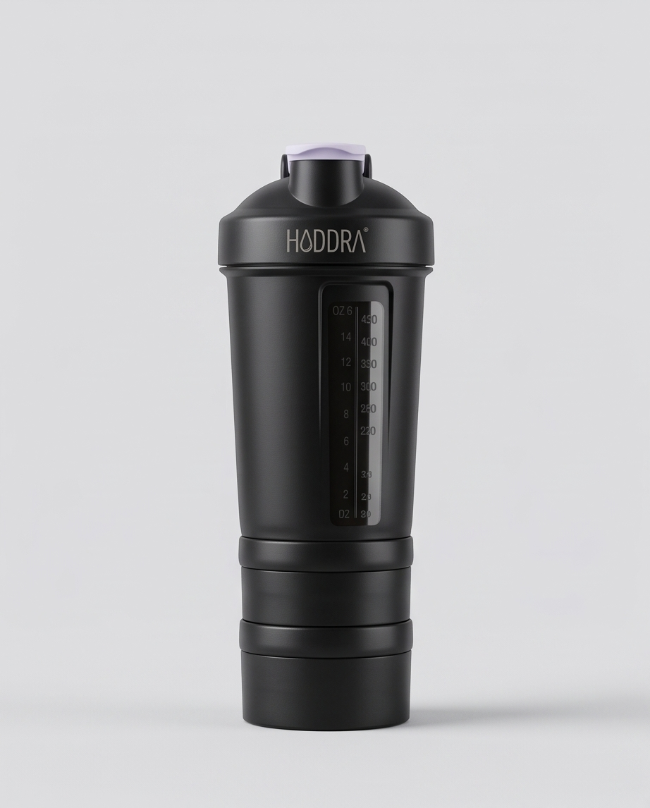 Coqueteleira Haddra 500ml com 2 Compartimentos