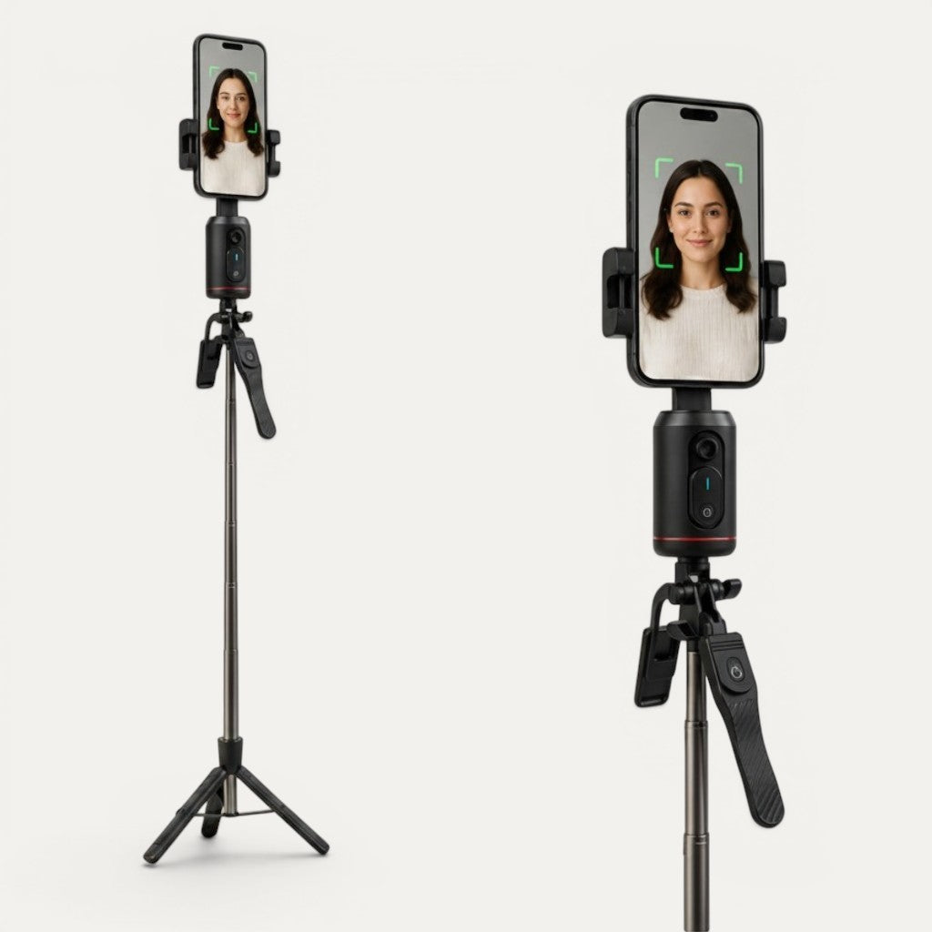 1.70m Cell Phone Tripod with 360° Facial Tracking