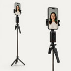 1.70m Cell Phone Tripod with 360° Facial Tracking