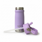 Garrafa Térmica Haddra 550ml com Canudo e Alça