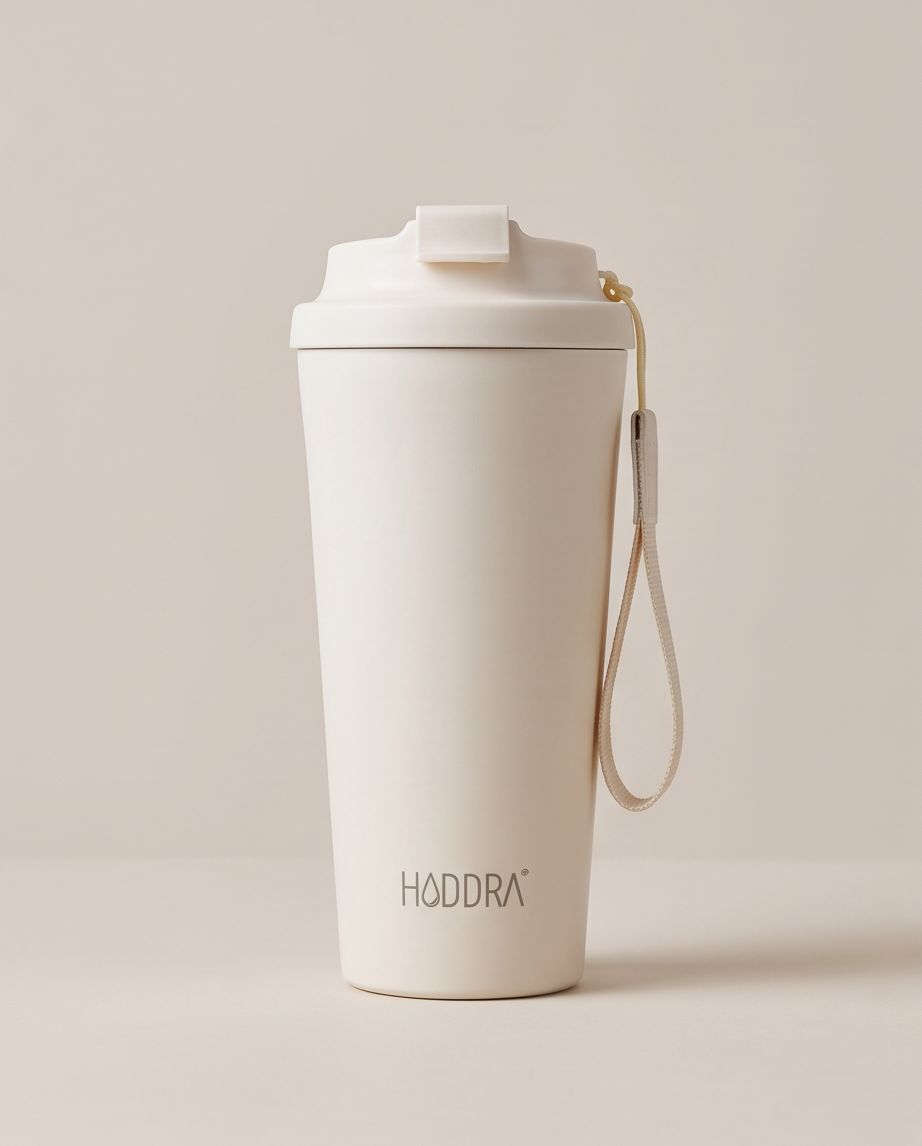 Copo Inox Haddra 480ml com Tampa e Alça | HC480