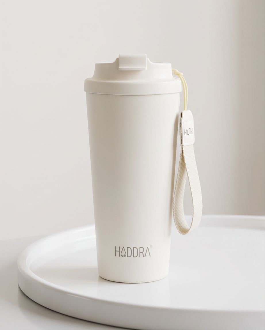 Copo Inox Haddra 480ml com Tampa e Alça | HC480