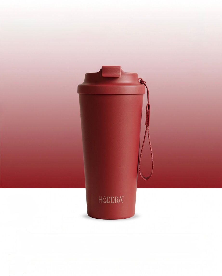 Copo Inox Haddra 480ml com Tampa e Alça | HC480
