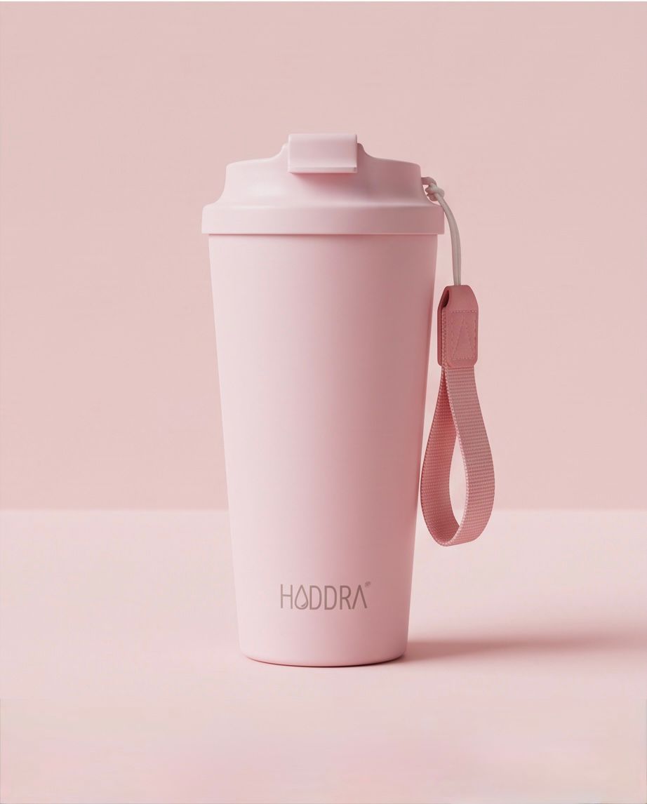 Copo Inox Haddra 480ml com Tampa e Alça | HC480