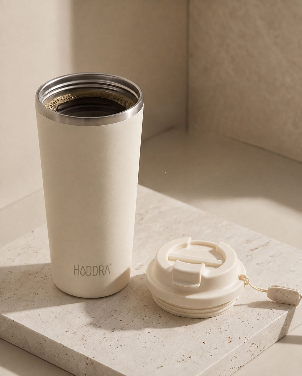 Copo Inox Haddra 480ml com Tampa e Alça | HC480