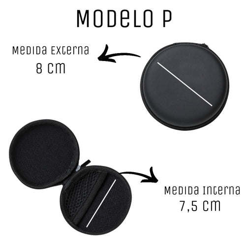Case Redondo Estojo Organizador | Tamanho P