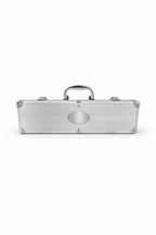 Kit Churrasco Haddra 3 Peças em Aço Inox com Maleta de Alumínio