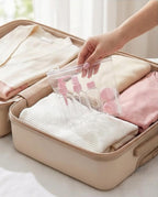 Kit de Viaje de 6 Piezas + Neceser con Cierre Ziplock - Haddra