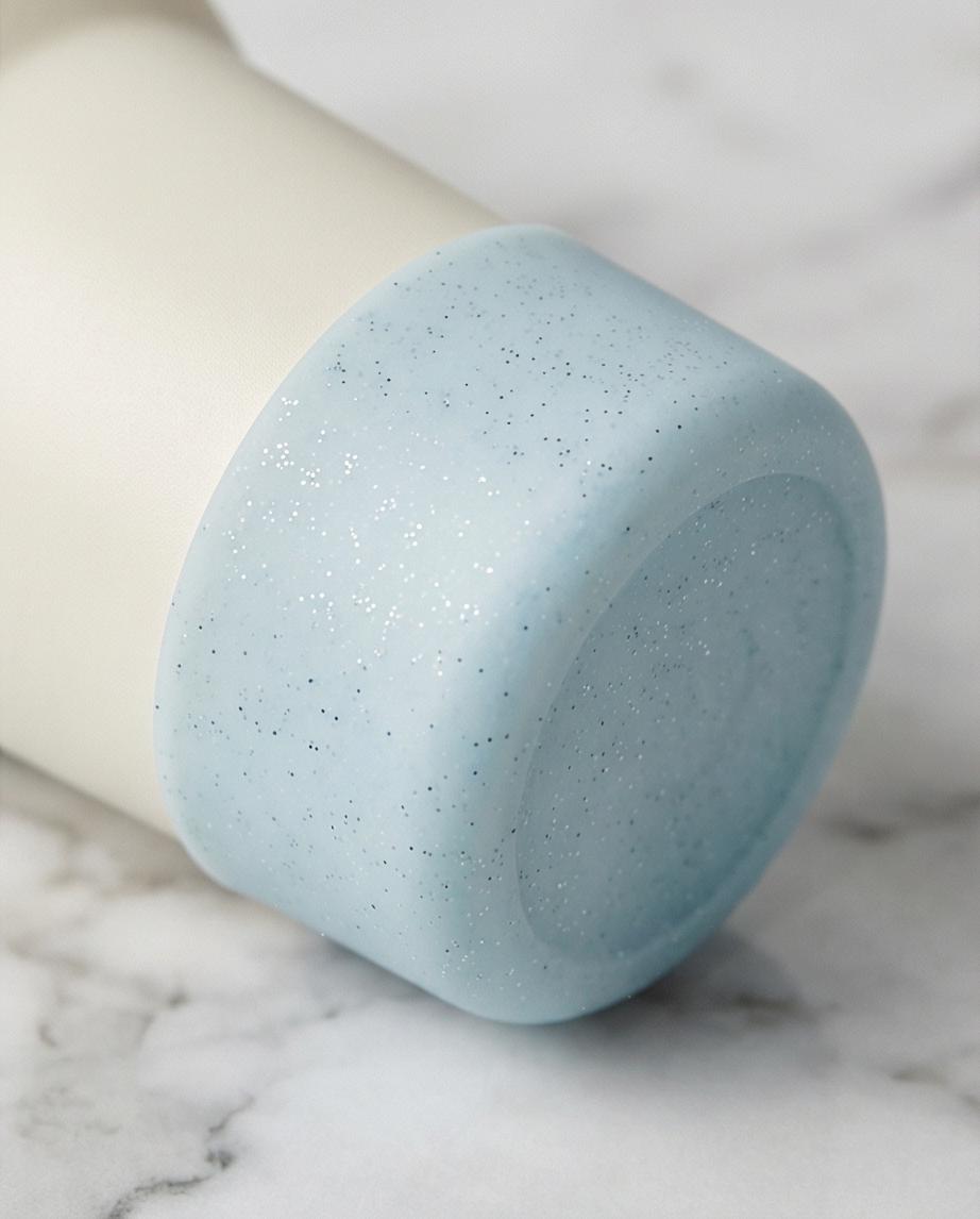 Protetor de Silicone Brilhante para Garrafa e Copo 7,5cm