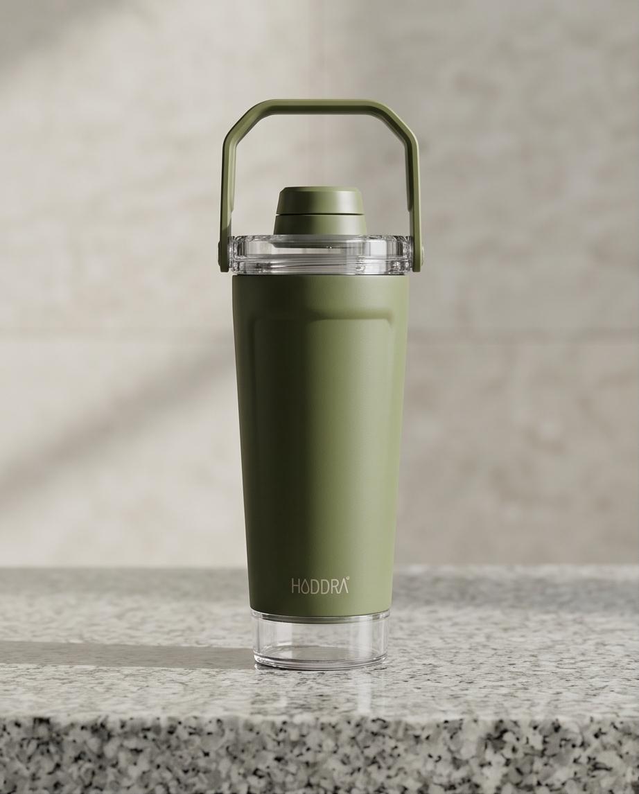 Coqueteleira Térmica Haddra Element 500ml com Compartimento