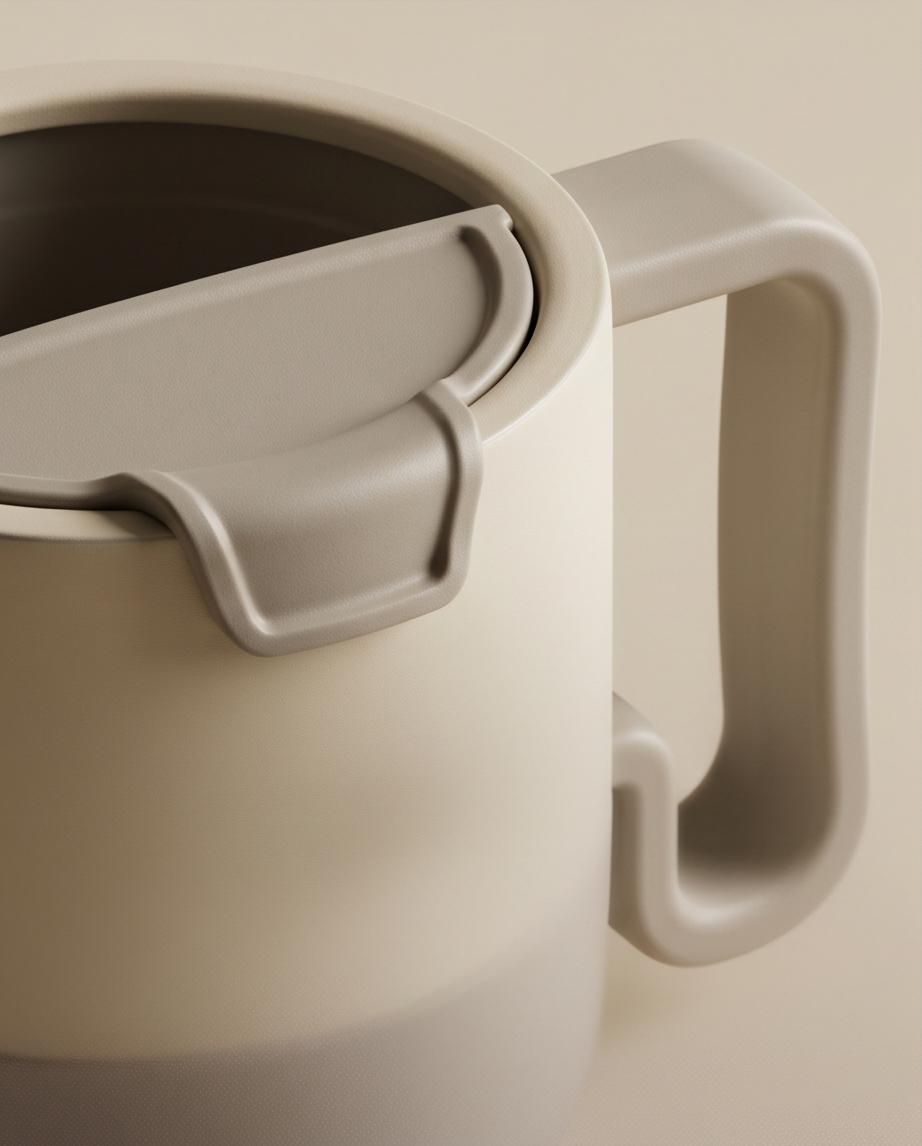 Copo Mug Térmico Haddra 500ml com Alça