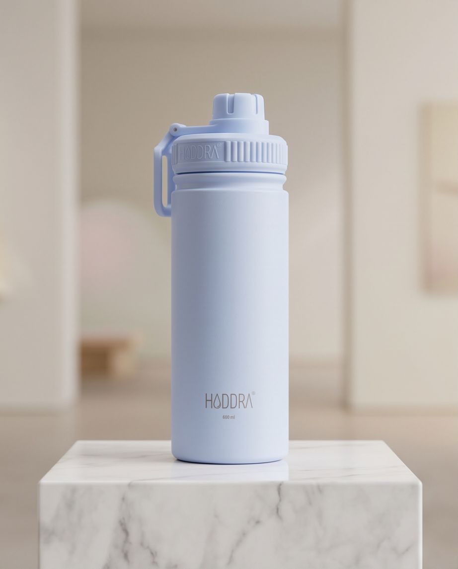 Garrafa Térmica Haddra 600ml em Aço Inox - H600