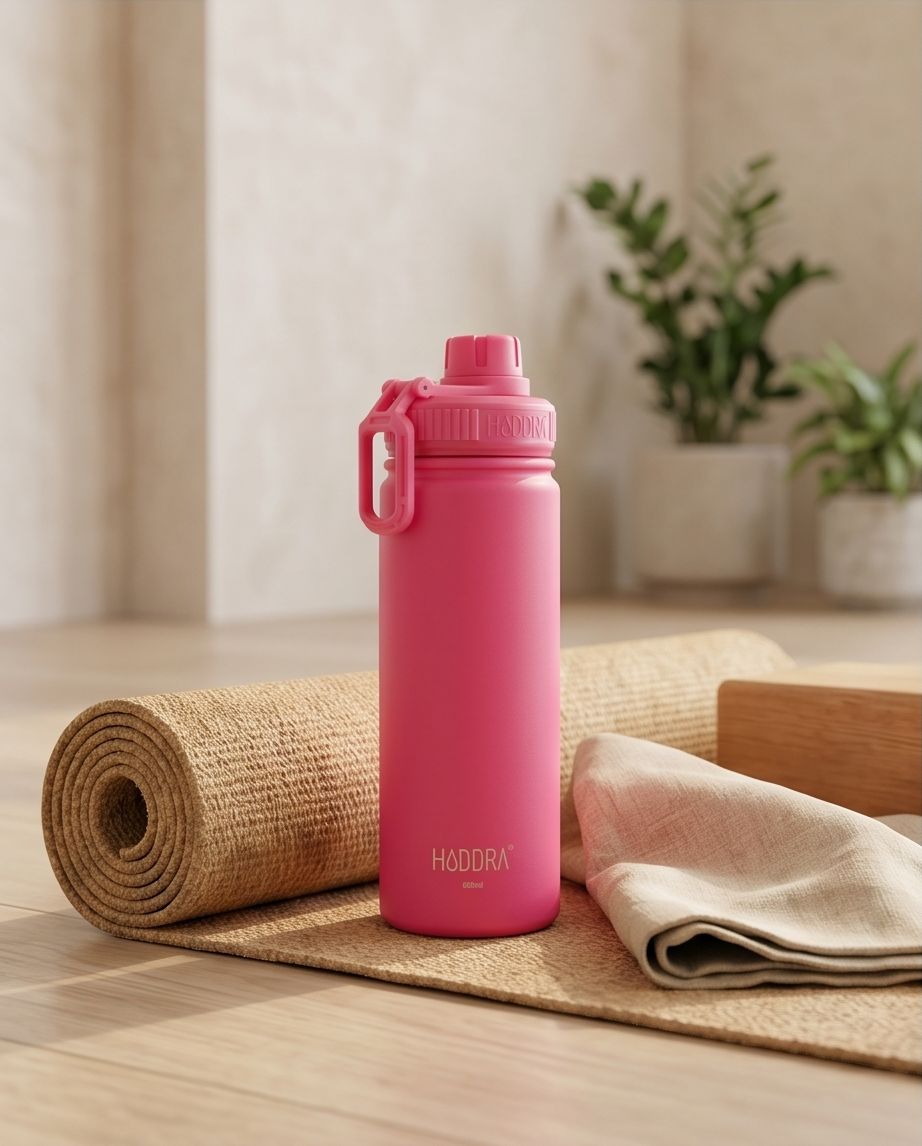 Garrafa Térmica Haddra 600ml em Aço Inox - H600