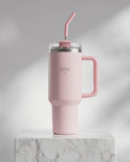 Copo Térmico Haddra 1200ml com Canudo Inox e Alça