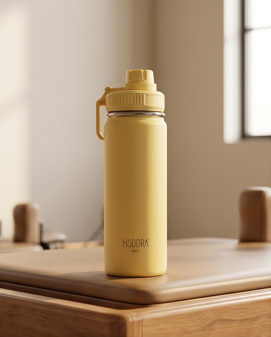 Garrafa Térmica Haddra 600ml em Aço Inox - H600