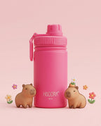 Garrafa Térmica Infantil Haddra Kids 400ml em Aço Inox