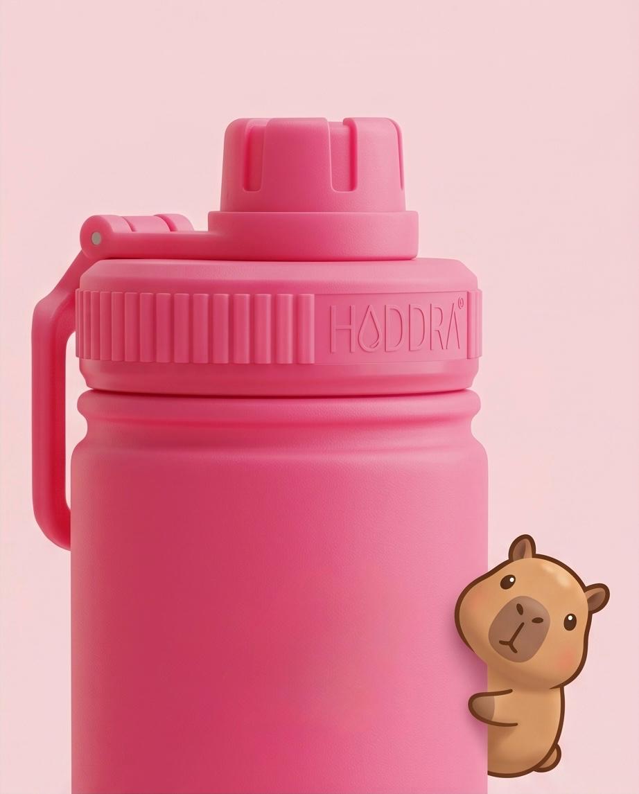 Garrafa Térmica Infantil Haddra Kids 400ml em Aço Inox