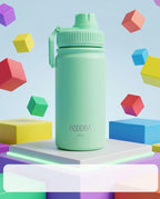 Garrafa Térmica Infantil Haddra Kids 400ml em Aço Inox