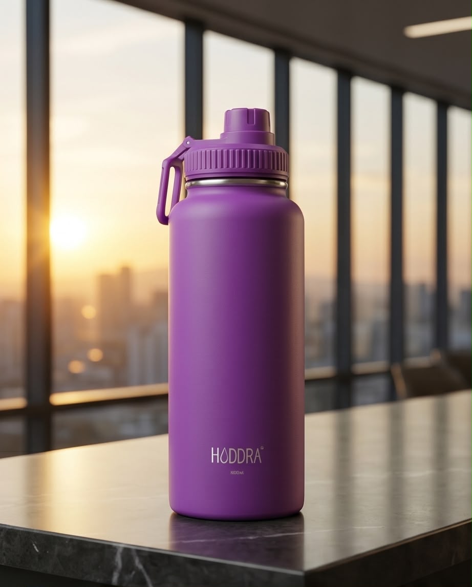 Garrafa Térmica Haddra 1000ml Inox