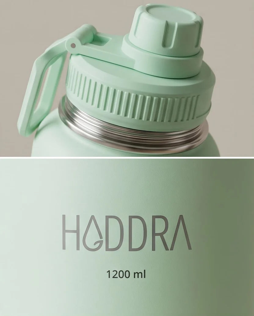 Garrafa Térmica Haddra 1200ml em Aço Inox