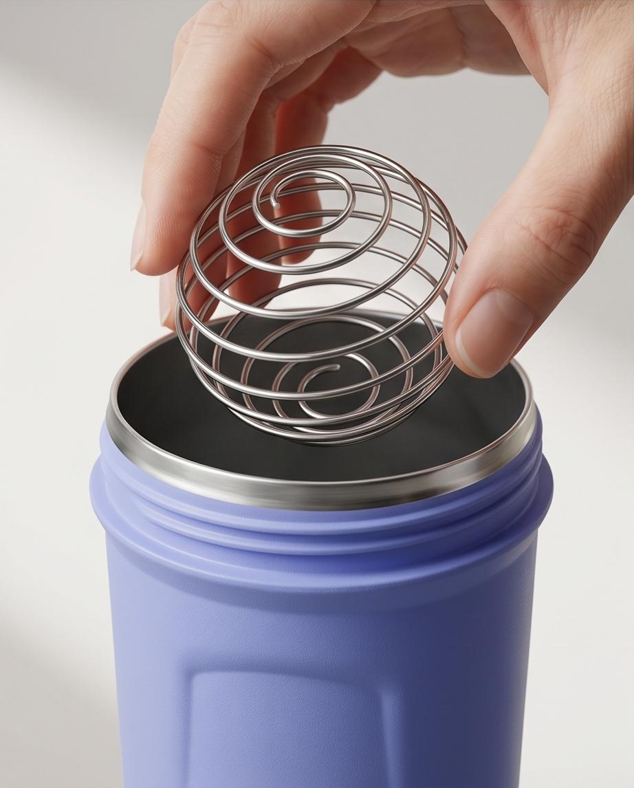 Coqueteleira Térmica Haddra Vibe 600ml com Mola