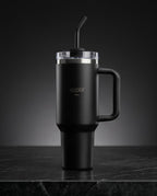 Copo Térmico Haddra 1200ml com Canudo Inox e Alça