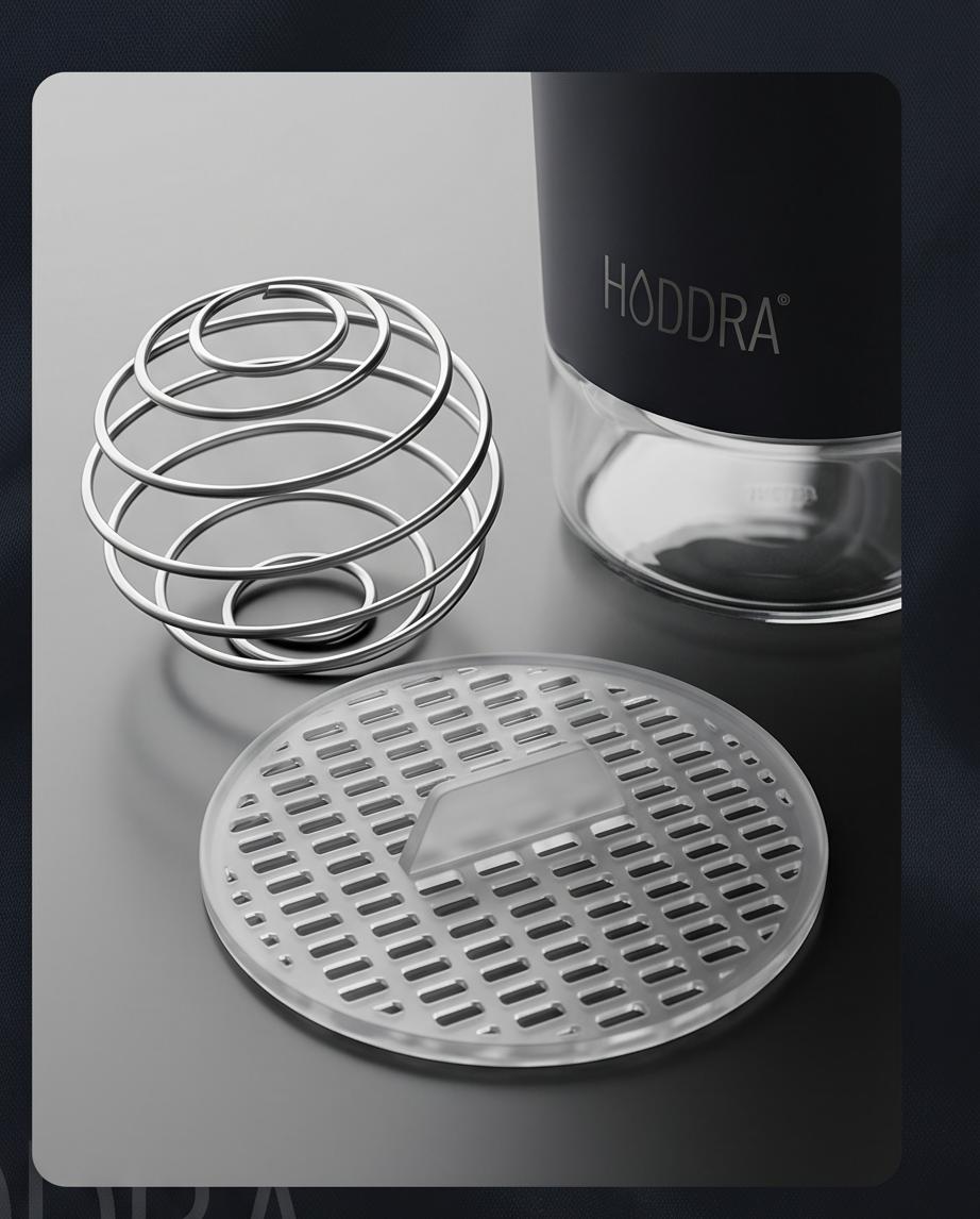 Coqueteleira Térmica Haddra Element 500ml com Compartimento