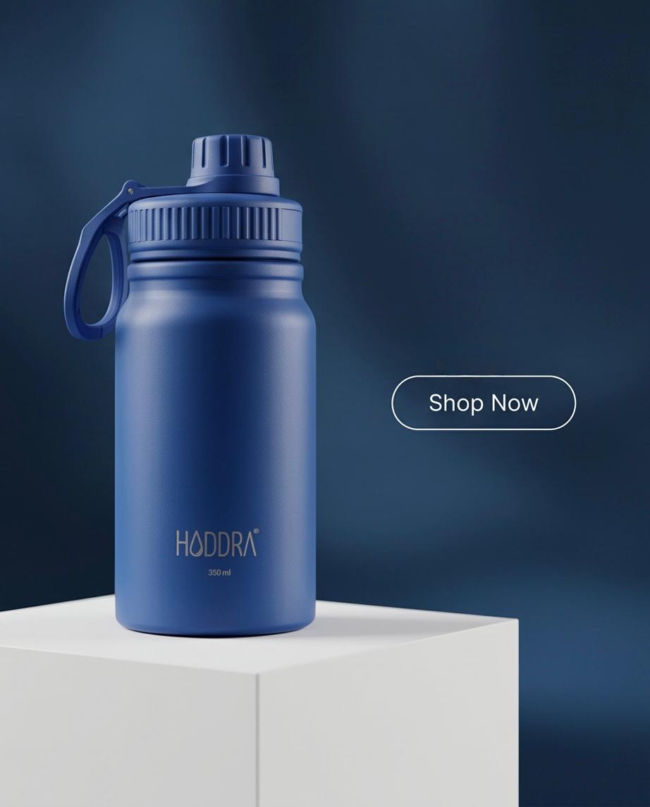 Garrafa Térmica Infantil Haddra Kids 350ml em Aço Inox