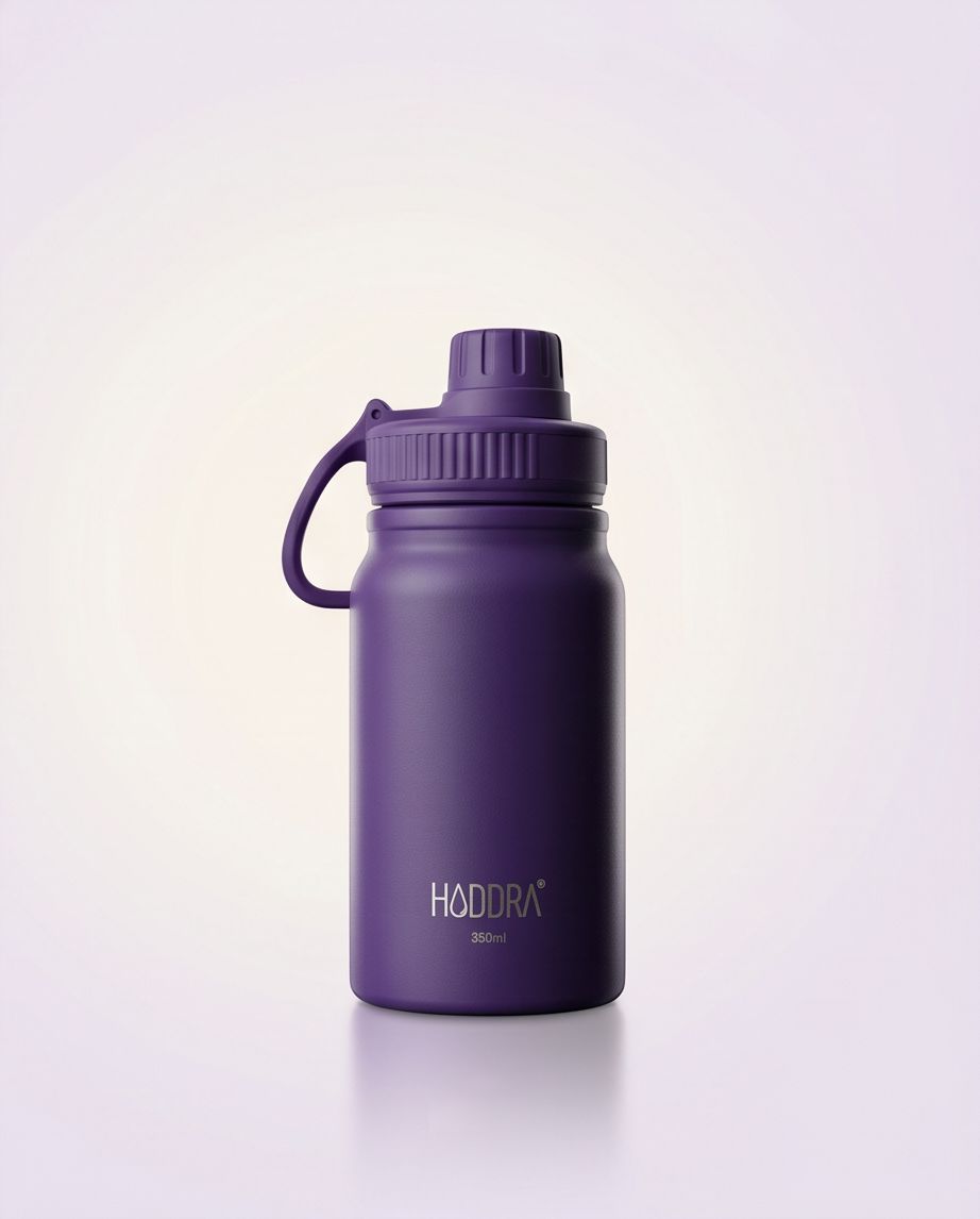 Garrafa Térmica Infantil Haddra Kids 350ml em Aço Inox